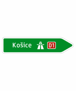 Šípový smerník k diaľnici- 365